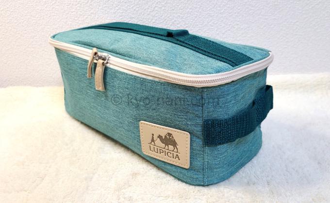 ルピシア2021年夏の福袋の箱と特典のストレージバッグの写真