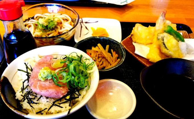 喜酔のランチ（ネギトロ丼）